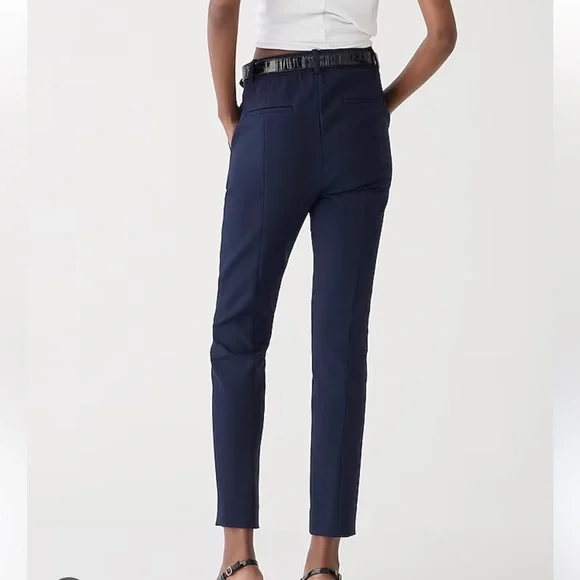 J Crew Cameron High Rise Navy sz 6 - Picture 6 of 7
